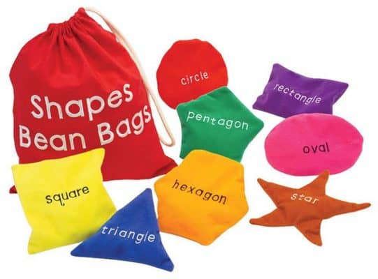 Educational Insights Shapes Beanbags