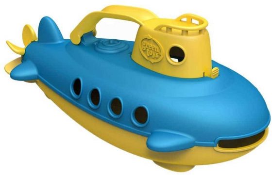 Green Toys Submarine in Yellow & Blue