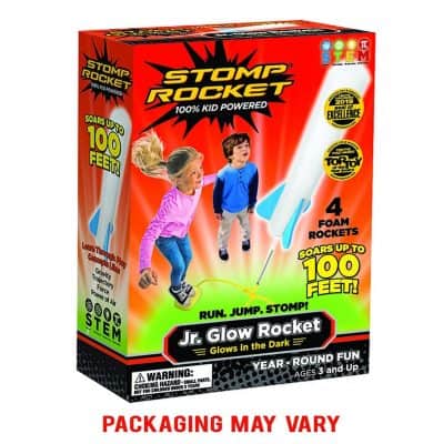Stomp Rocket Jr. Glow, 4 Rockets