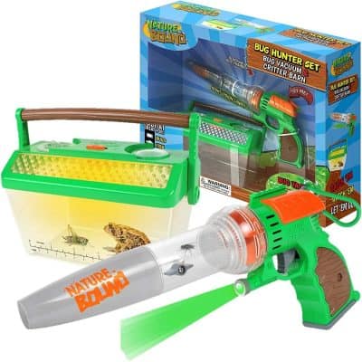 Nature Bound Bug Catcher Vacuum with Light Up Critter Habitat Case for Backyard Exploration