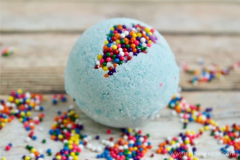 different types of bath bombs