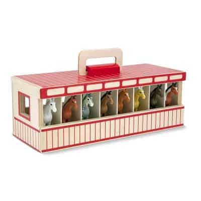 Melissa & Doug Take-Along Stable Set