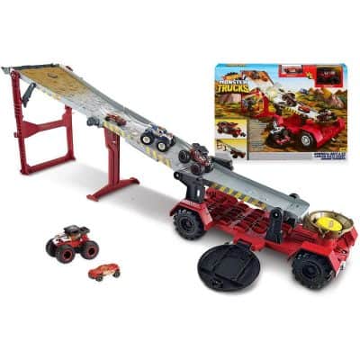 Monster Trucks Downhill Race and Go Playset