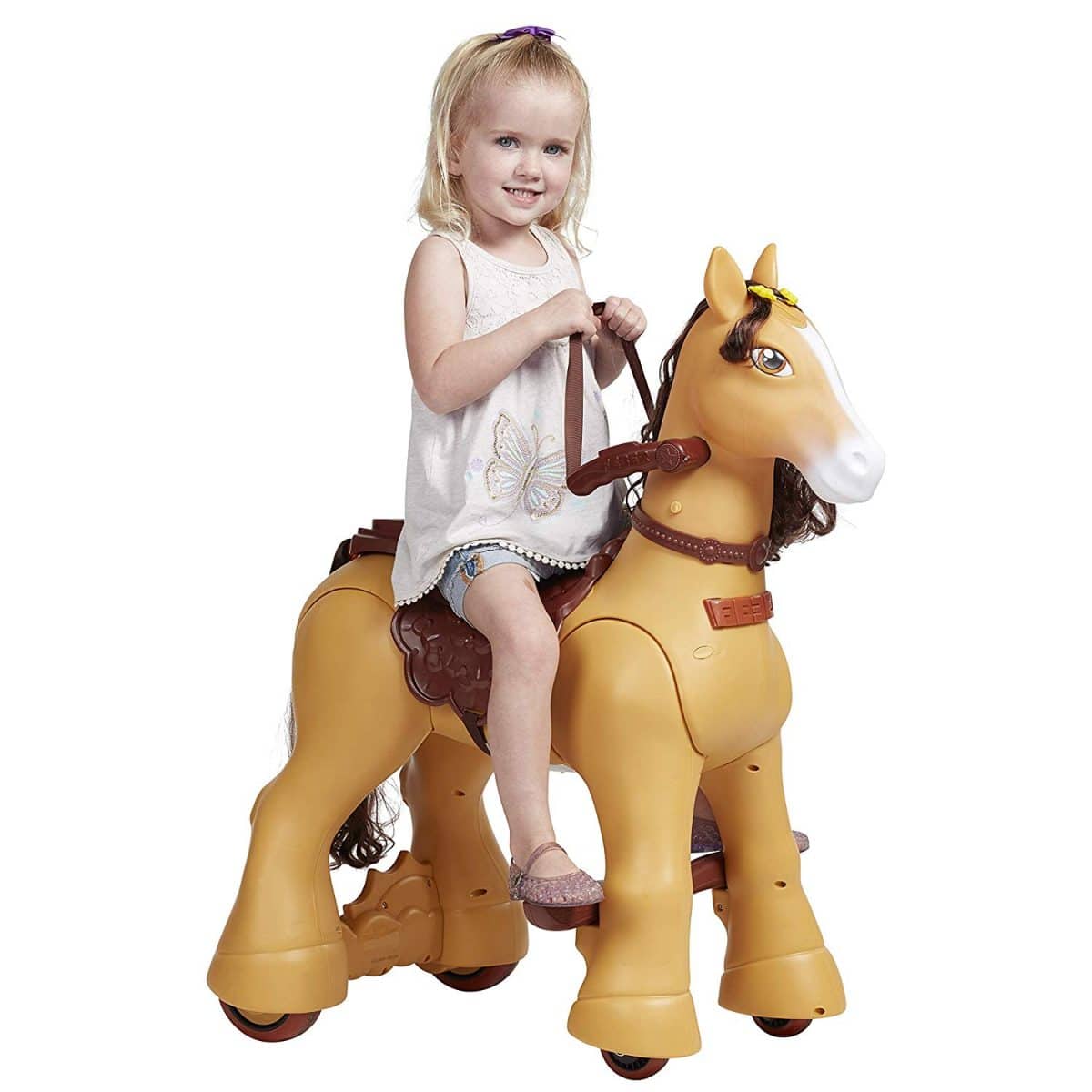 child's toy horse to ride