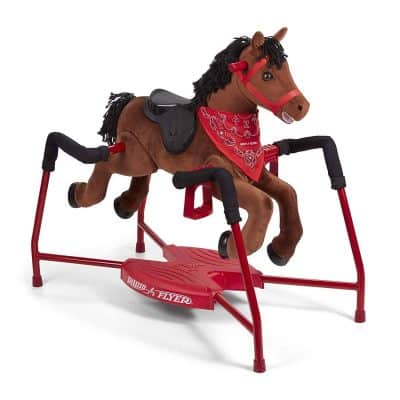 Radio Flyer Plush Interactive Riding Horse