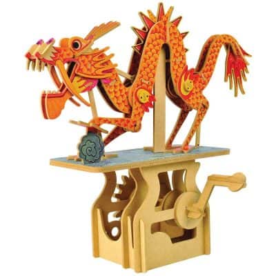 WHAT ON EARTH Mechanical Dragon Puzzle