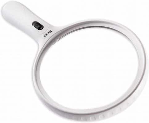 Fancii Large LED Handheld 2X Magnifier with 3.5X Zoom