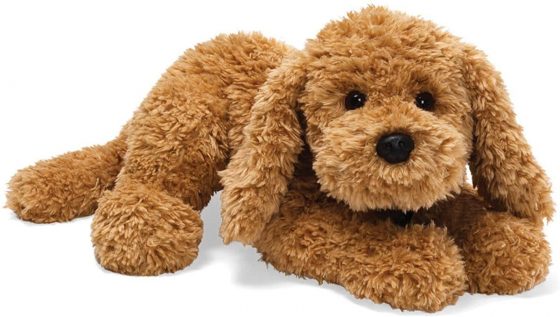 children's toy dog on lead