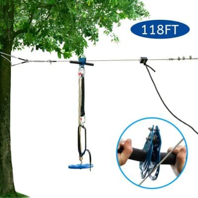 JOYMOR Backyard Zipline Kit