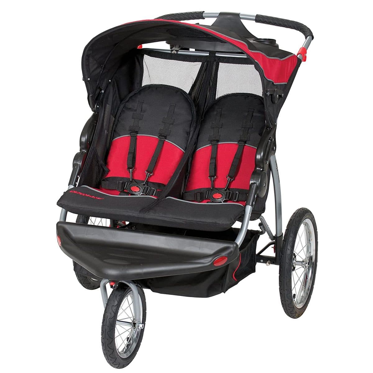 most compact double jogging stroller