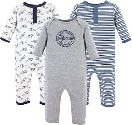 Hudson Baby Cotton Coveralls and Union Suits