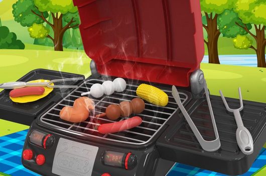 children's grill playset