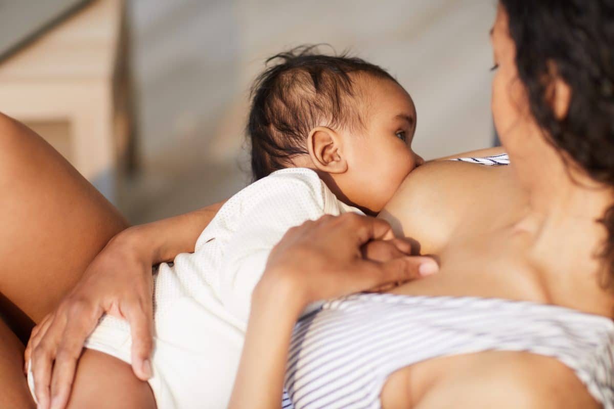 Applying nipple cream after breastfeeding will reduce soreness and pain