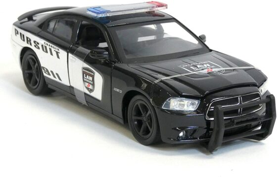 New Ray Dodge Charger Pursuit Diecast Police Car