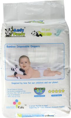Andy Pandy Biodegradable Bamboo Diapers