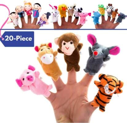 BETTERLINE Finger Puppet Set (20-piece)