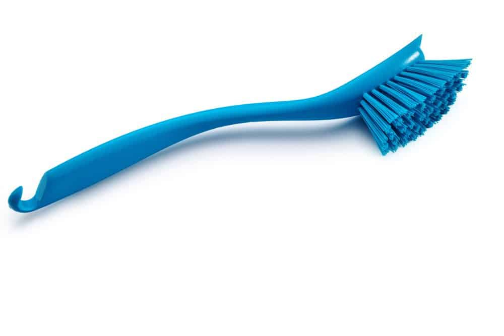Blue cleaning brush