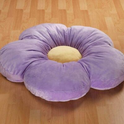 Butterfly Craze Girls Flower Floor Pillow