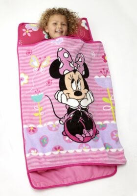 Disney Minnie Mouse Toddler Rolled up Nap Mat