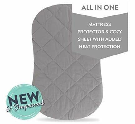 Ely’s & Co. Bassinet Mattress Pad and Sheet