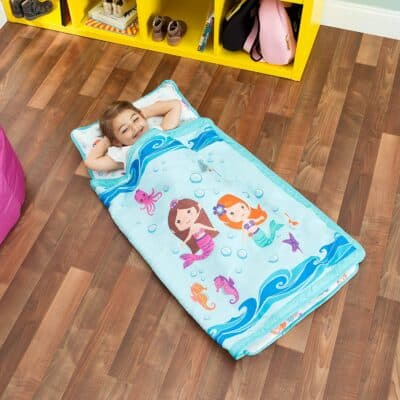 Everyday Kids Toddler Nap Mat with Removable Pillow