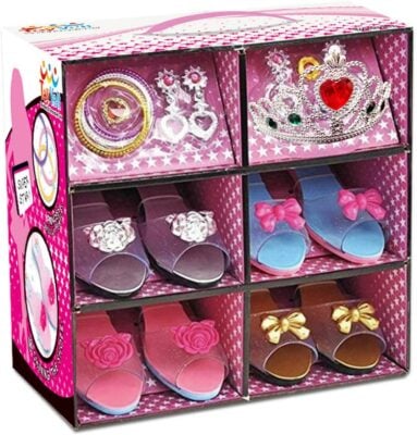 ToyVelt Princess Dress Up & Play Shoe and Jewelry Boutique