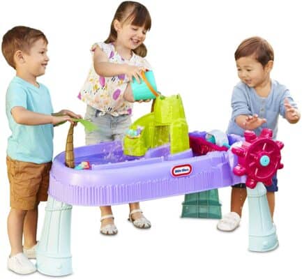 little tikes island wavemaker 7 piece water table set