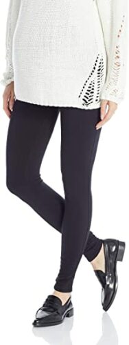 Maternity French Terry Leggings- Wine Berry