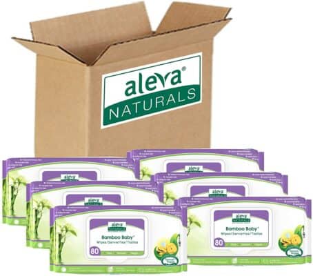 Aleva Natural Bamboo Baby Wipes