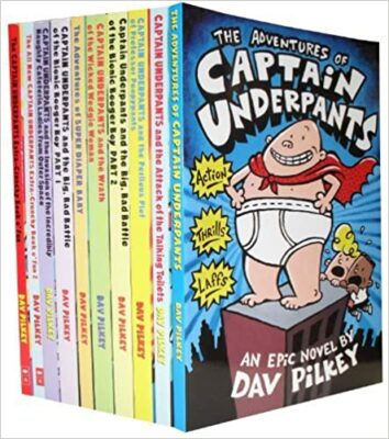 Captain Underpants 10 Book Set