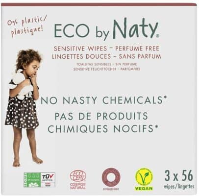 Eco by Naty Unscented Baby Wipes