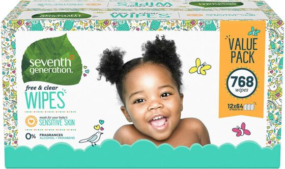 Seventh Generation Free & Clear Baby Wipes