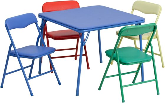 Flash Furniture Folding Table and Chair Set