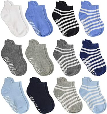 Aminson Anti Slip Non-Skid Ankle Socks