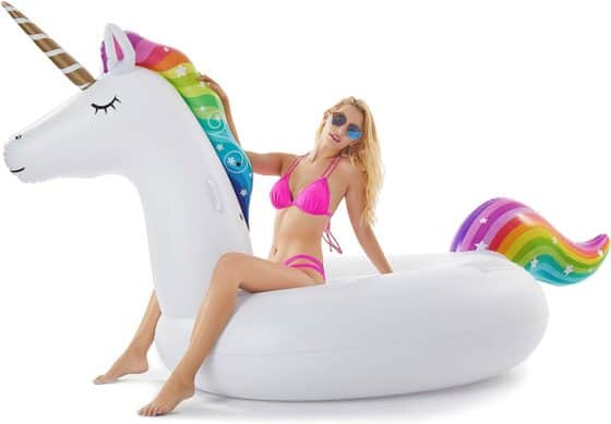 Jasonwell Inflatable Unicorn Pool Float