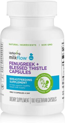 UpSpring Milkflow Fenugreek Lactation Supplement