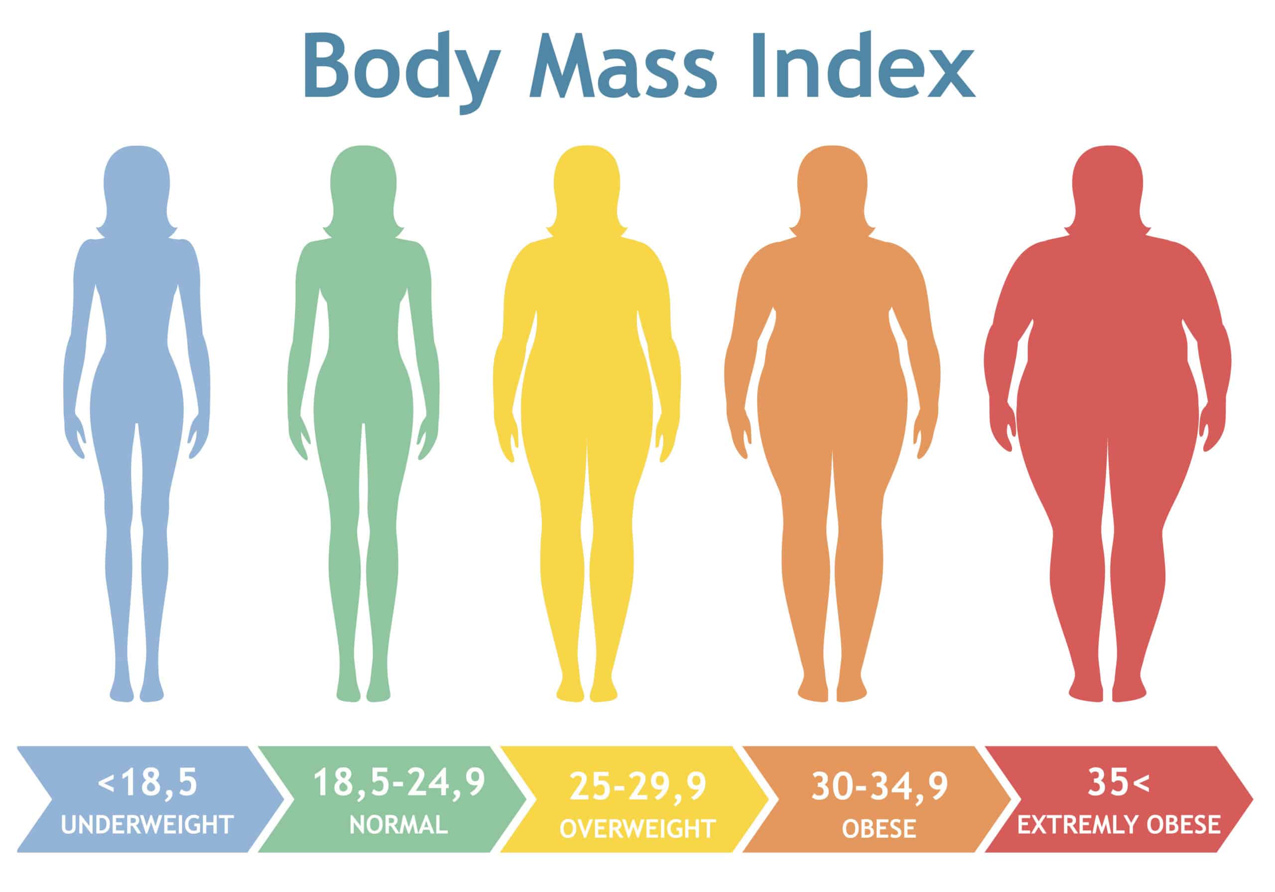 a chart looking at body mass index (BMI)