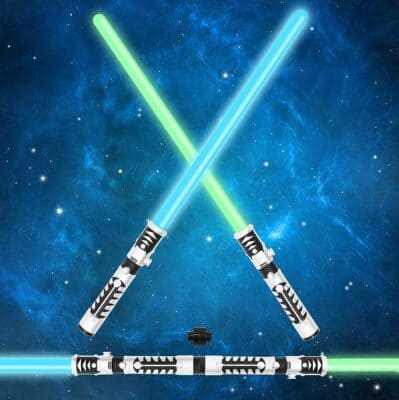 JOYIN Light up Saber Dual Light Swords Set