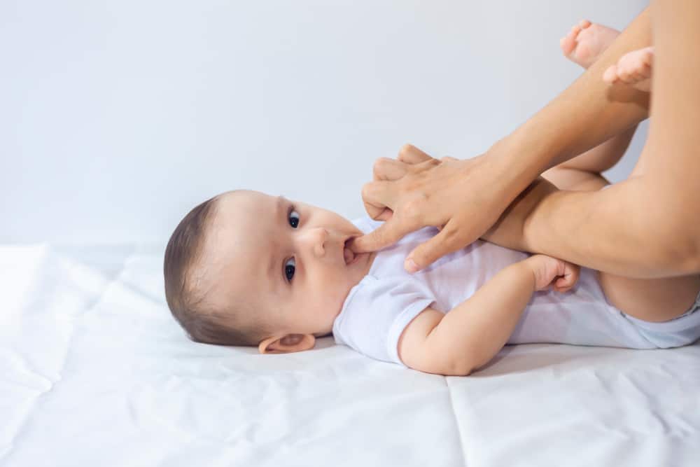 massage to relieve teething pain